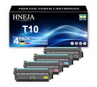 Cartucce Toner T10 per Canon MF1538 LBP1538 C1533 C1538 Stampante, Cartuccia Toner Ricambio Ad Alta Capacità 4566C001 4565C001 4564C001 4563C001,4 Colors-1 Pack