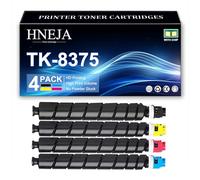 Cartucce Toner TK-8375 K/C/M/Y per Kyocera 3554ci Stampante, Cartuccia Toner Ad Alta Capacità 1T02XD0NL0 1T02XDCNL0 1T02XDBNL0 1T02XDANL0 Ricambio,4 Colors-1 Pack