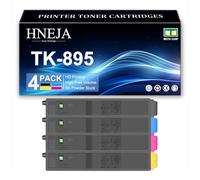 Cartucce Toner TK-895 per Kyocera FS-C8020MFP FS-C8025MFP FS-C8525MFP FS-C8520MFP Stampante, Cartuccia Toner Ricambio Ad Alta Capacità TK-895K TK-895C TK-895M TK-895Y,4 Colors-1 Pack