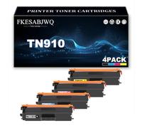 Cartucce Toner TN910 per Brother MFC-L8610CDW MFC-L8690CDW MFC-L8900CDW HL-L8260CDW DCP-L8410CDW Stampanti, TN910BK TN910C TN910M TN910Y Cartucce Toner Sostitutive,4 Colors-1 Pack
