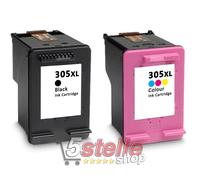CARTUCCE XL NERO+COLORE PER HP DESKJET 2320 2710 2720 2721 2722 2723 2724 4110e
