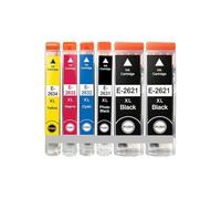 Cartuccia 26XL T2621 T2631, compatibile con Epson, XP510 XP520 | XP600 XP605 XP610 XP615 XP620 XP625 XP700 XP710 XP720 XP800 XP810 XP820(6pcs)