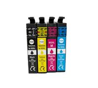 Cartuccia 502XL, Compatibile con Epson XP-5100 | Opzioni 1/2/3 set, etichette a colori trasparenti, facile sostituzione, fornitura stampante(1 Set 4 Colors)
