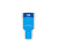 Cartuccia 738XLC ciano alta capacità 676M6A compatibile per DesignJet T850,T870,