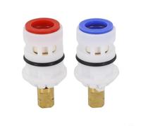 Cartuccia a disco di ricambio per rubinetti Pfister 9608020/9608060 - Set di cartucce per rubinetto bagno in ABS (caldo e freddo, 1 coppia, 0,93 x 0,92 x 1,81 mm