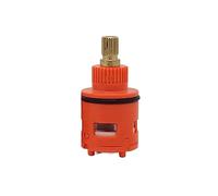 Cartuccia a disco in ceramica, sostituzione della cartuccia in Miscelatore acqua Rubinetto di controllo interno Valvola in plastica PP Blu Pratico