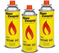 Cartuccia a gas da 400 ml Alpen Camping, isobutano, intervallo di funzionamento da -10 °C a + 40 °C, IK004 (3)