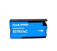 Cartuccia a getto d'inchiostro compatibile 937 937E per OfficeJet Pro 9110B 9117B 9120B 9130B Stampanti Sostituzione Inchiostro(4 Colors)