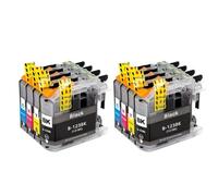 Cartuccia a inchiostro a getto d'inchiostro compatibile LC121 LC123 121 LC123XL 123 per le stampanti MFC-J4610DW J650DW J4110DW J132W J152W J552DW INCO(2SET)