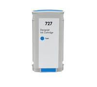 Cartuccia a inchiostro a inchiostro da 727xl Compatibile con designJet T920 T930 T1500 T2500 T1530 T2530 Stampanti in formato grande(Cyan 130ml)