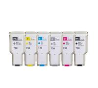 Cartuccia a inchiostro compatibile da 300 ml per designJet 730 T1600 T1600DR T1700 T1700DR T2600 T2600D Modelli funzionano con P2V68A P2V69A P2V70A(1SET)