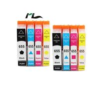 Cartuccia a inchiostro da 655xl compatibile per la serie Deskjet Ink Advantage Series 3525 4615 4625 5525 6525 Stampanti a getto d'inchiostro(2set 8pk)