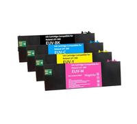 Cartuccia a inchiostro ricaricabile da 220 ml compatibile con Roland LEF-20 LEF-10 LEF-12 LEF-300 LEC-330 LEC-300 LEC540 Modelli ECO EUV2 EUV3 EUV4 EUV5 Cartuccia vuota(4pcs(BK C M Y))