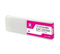 Cartuccia a inchiostro sjic30p bk c m y compatibile per la stampante C7500G C7500GE con chip lavori con modelli simili Europa(1pcs-Magenta)