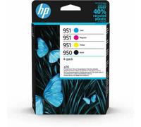 HP Confezione da 4 cartucce di inchiostro originali 950/951, nero, ciano, magenta, giallo