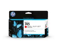 HP 745 F9K00A, Cartuccia Originale da 220 Pagine, Compatibile con DesignJet Z2600 e Z5600 44, Rosso