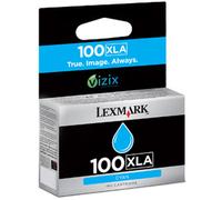 Cartuccia ad Inchiostro Originale Lexmark 100 XLA Azzurro Ciano
