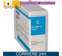 Cartuccia C13T44C240 ciano compatibile per pson ColorWorks CW-C6500Ae, 6500Pe