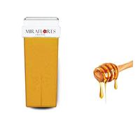 Cartuccia Cera Ricarica al Miele Naturale per Rullo Roll-On per Depilazione. Cera Depilatoria Liposolubile per Ceretta - Miraflores Original MADE IN ITALY - 100 ml 24pz