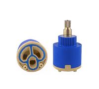 Cartuccia ceramica da 25 mm, sostituzione cartuccia a disco ceramico per rubinetto monocomando da 35 mm, valvola per rubinetto da 40 mm per rubinetti da cucina, bagno e doccia (BBB-35MM)