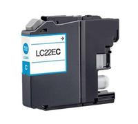 Cartuccia ciano compatibile con Brother LC-22EC
