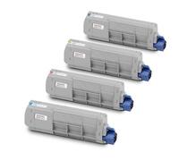 Oki Systems Toner Ciano compatibile per OKI C612dn/C612n 46507507 6K