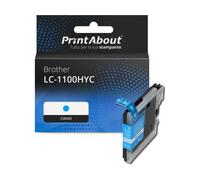 Cartuccia compatibile Brother LC-1100HYC - Ciano Alta capacità