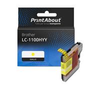 Cartuccia compatibile Brother LC-1100HYY - Giallo Alta capacità