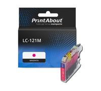 Cartuccia compatibile Brother LC-121M - Magenta