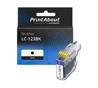 Cartuccia compatibile Brother LC-123BK - Nero