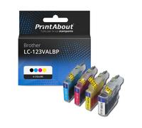 Cartuccia compatibile Brother LC-123VALBP - 4 colori Multipack