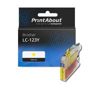 Cartuccia compatibile Brother LC-123Y - Giallo