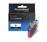 Cartuccia compatibile Brother LC-125XLM - Magenta Alta capacità