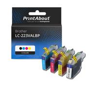 Cartuccia compatibile Brother LC-223VALBP - 4 colori Multipack