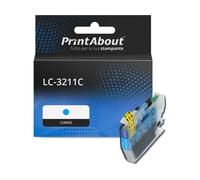 Cartuccia compatibile Brother LC-3211C - Ciano Alta capacità