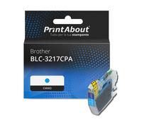 Cartuccia compatibile Brother LC-3217C - ciano ad alta capacità