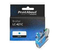 Cartuccia compatibile Brother LC-421C - Ciano