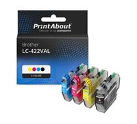Cartuccia compatibile Brother LC-422VAL - 4 colori Multipack