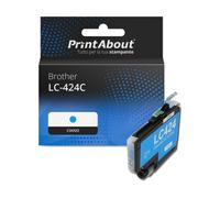Cartuccia compatibile Brother LC-424C - Ciano