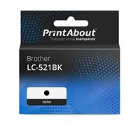 Cartuccia compatibile Brother LC-521BK - Nero