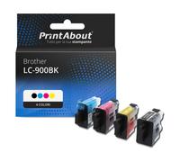 Cartuccia compatibile Brother LC-900BK - 4 colori Multipack