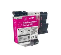 CARTUCCIA COMPATIBILE BROTHER LC521M LC-521M M Magenta 500 Pagine