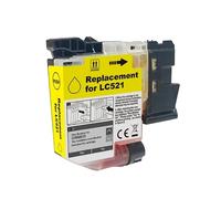 CARTUCCIA COMPATIBILE BROTHER LC521Y LC-521Y Y Yellow 500 Pagine