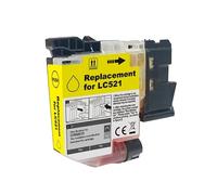 CARTUCCIA COMPATIBILE BROTHER LC521Y LC-521Y Y Yellow 500 Pagine DCP J1260W