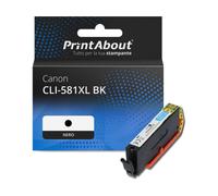 Cartuccia compatibile Canon CLI-581XL BK - Nero Alta capacità