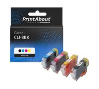 Cartuccia compatibile Canon CLI-8BK - 4 colori Multipack