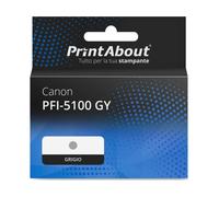 Cartuccia compatibile Canon PFI-5100 GY - Grigio