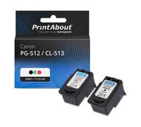 Cartuccia compatibile Canon PG-512 / CL-513 - Nero + 3 colori Alta capacità Multipack