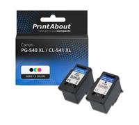 Cartuccia compatibile Canon PG-540 XL / CL-541 XL - Nero + 3 colori Alta capacità Multipack