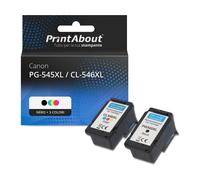 Cartuccia compatibile Canon PG-545XL / CL-546XL - Nero + 3 colori Alta Capacità Multipack